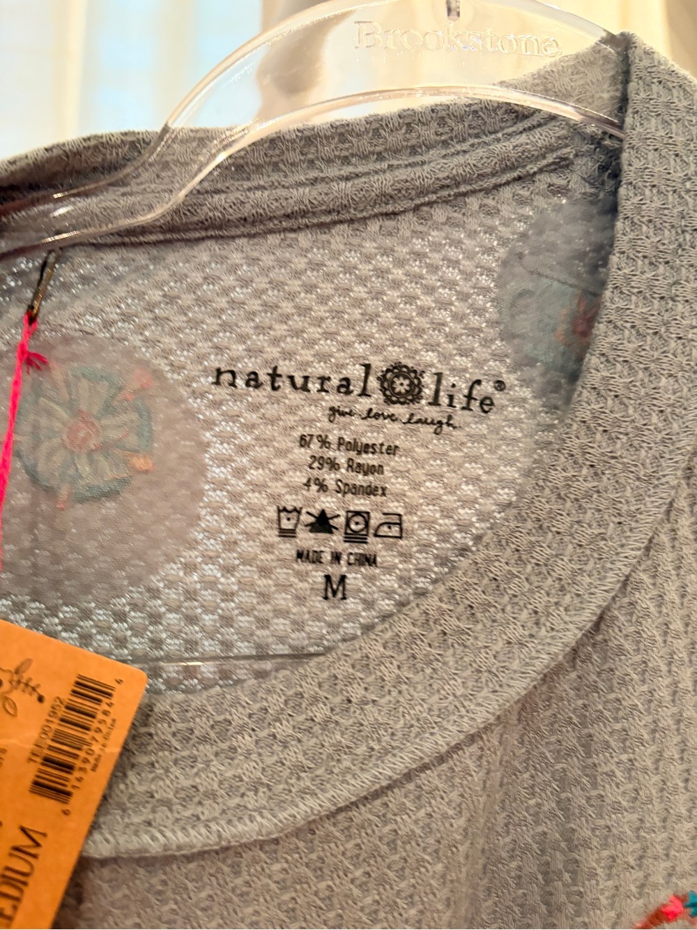 NATURAL LIFE NWT PARKER THERMAL FAVE LITTLE THINGS SHIRT SIZE MEDIUM. - Picture 4 of 8
